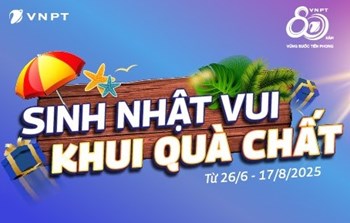 VNPT khuấy động hè với kho quà sinh nhật “hot trend” trị giá gần 4 tỷ đồng!