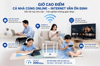 Vì sao Internet 300Mbps đang dần trở thành “mức tối thiểu mới” của gia đình hiện đại?