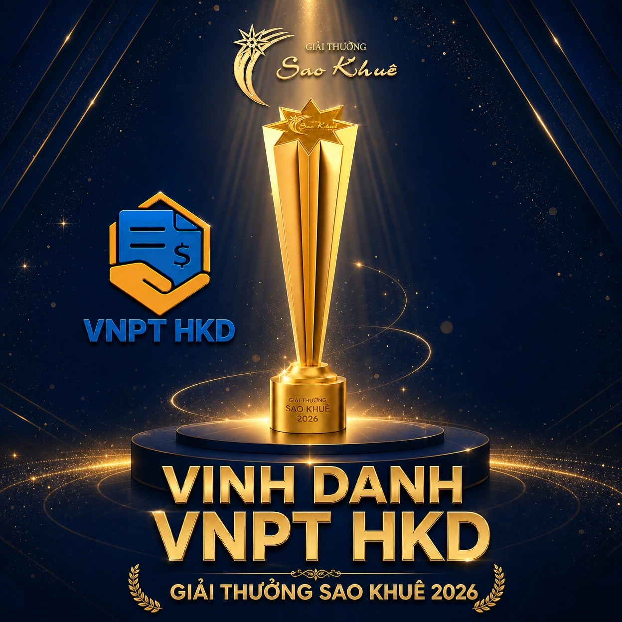 Hệ sinh thái số VNPT HKD đạt Giải thưởng Sao Khuê 2026, đồng hành cùng hộ kinh doanh trong chuyển đổi số
