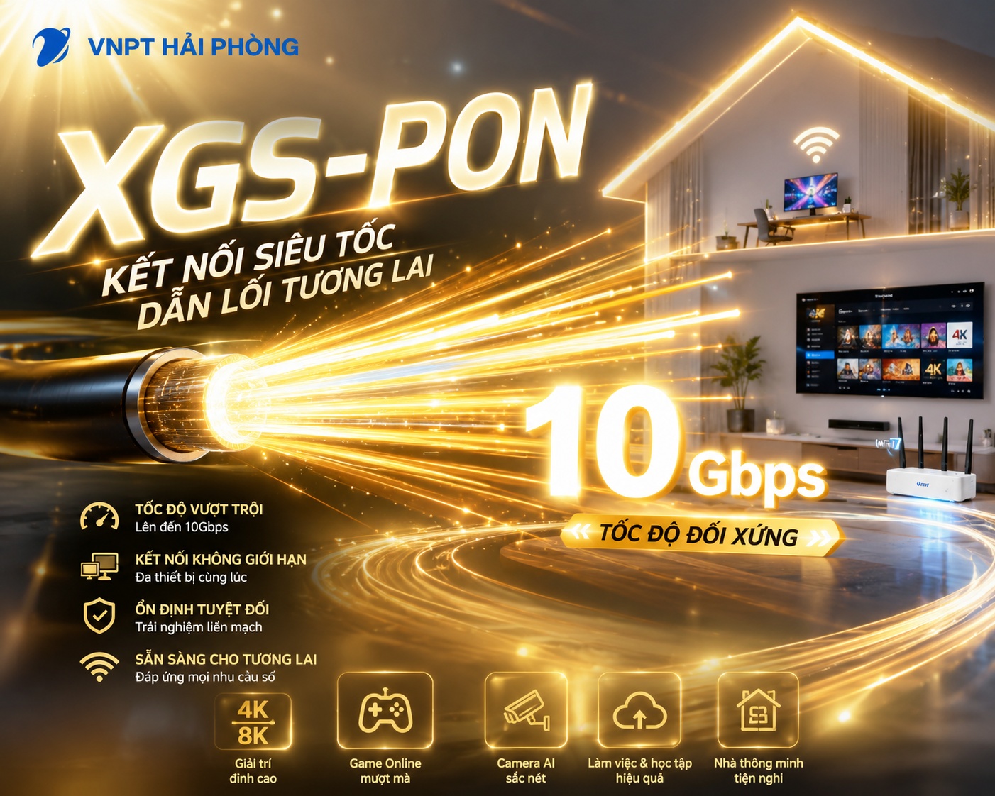 XGSPON – Nền tảng đưa Internet Gigabit đến gần hơn với mỗi gia đình