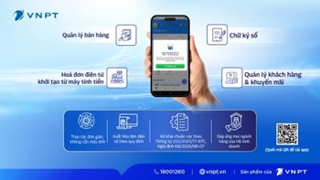 VNPT Sổ bán hàng: Phần mềm quản lý bán hàng trên điện thoại, tích hợp hóa đơn và kê khai THUẾ