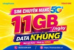 SIM 5G VinaPhone YOLO125Z - Data khủng lên tới 13GB/ngày, đặt mua ngay hôm nay