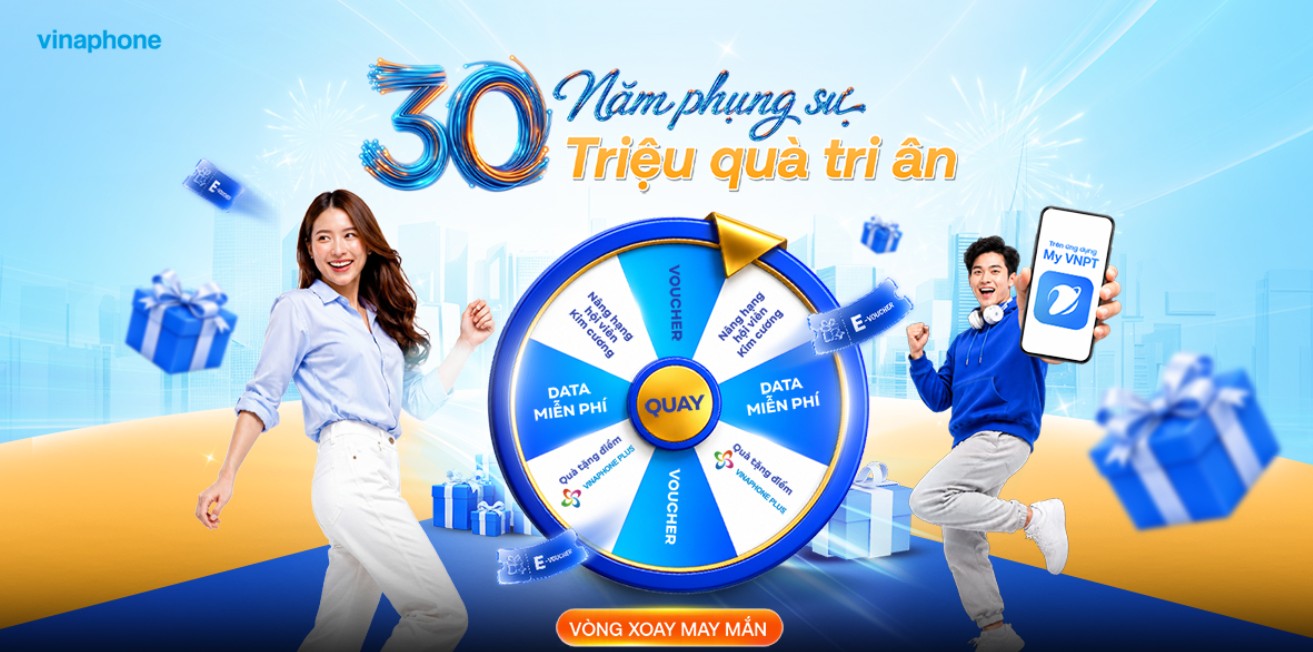 30 Năm Phụng Sự - Triệu Quà Tri Ân: Vòng quay may mắn