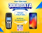 Chuyển đổi máy 2G, nhận ngay 30GB từ VinaPhone