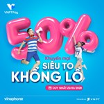 Ngày vàng 25/3/2020 - khuyến mại 50% nạp tiền di động VinaPhone trên VNPT Pay